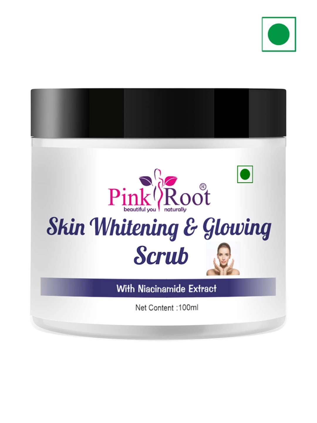 

Pink Root Skin Whitening Scrub - 100 ml, White