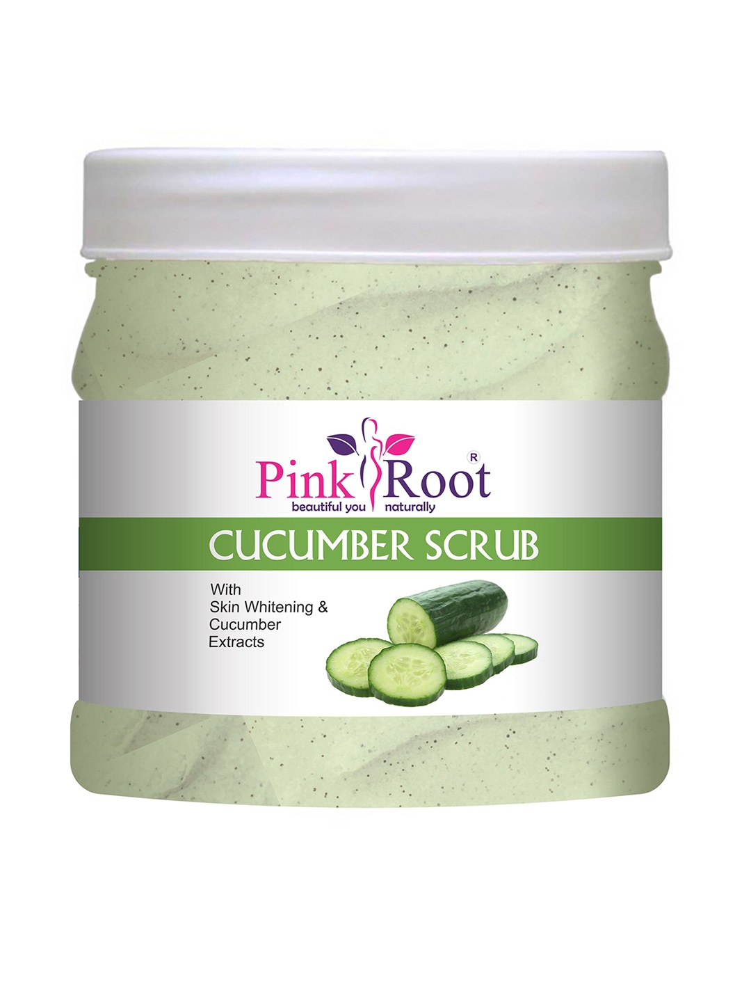 

Pink Root Cucumber Scrub - 500 ml, White