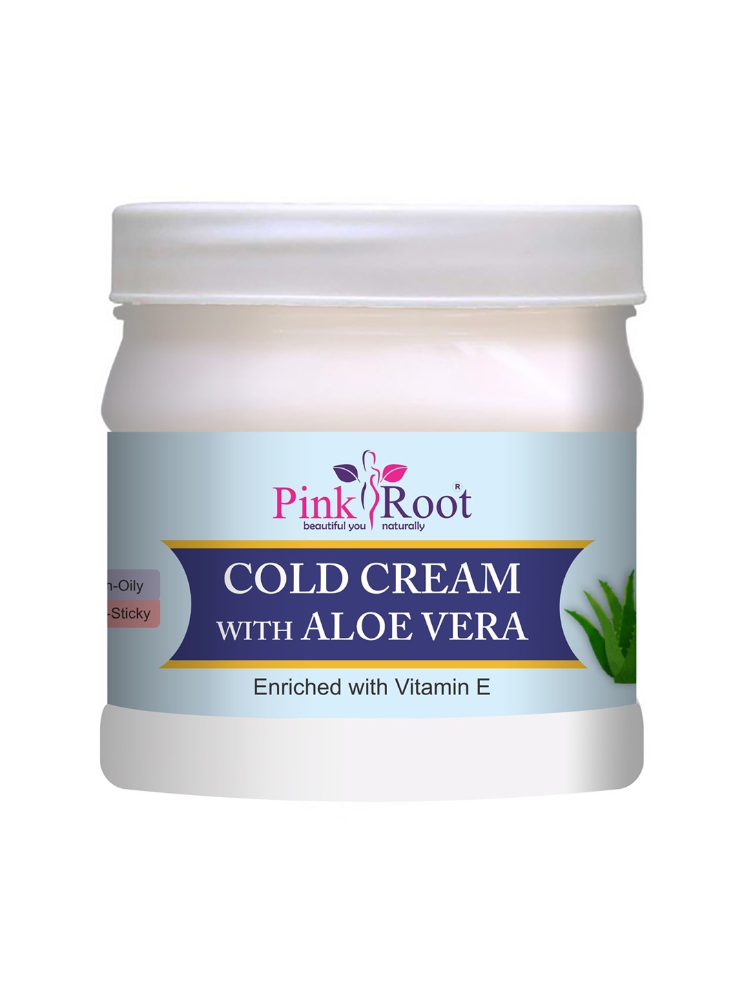 

Pink Root Aloe Vera Cold Cream with Vitamin E - 500 ml, Blue