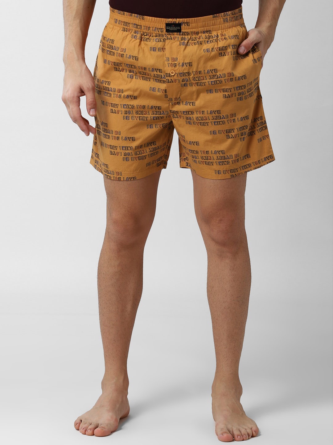 

Peter England Printed Cotton Boxers PI52099808, Yellow