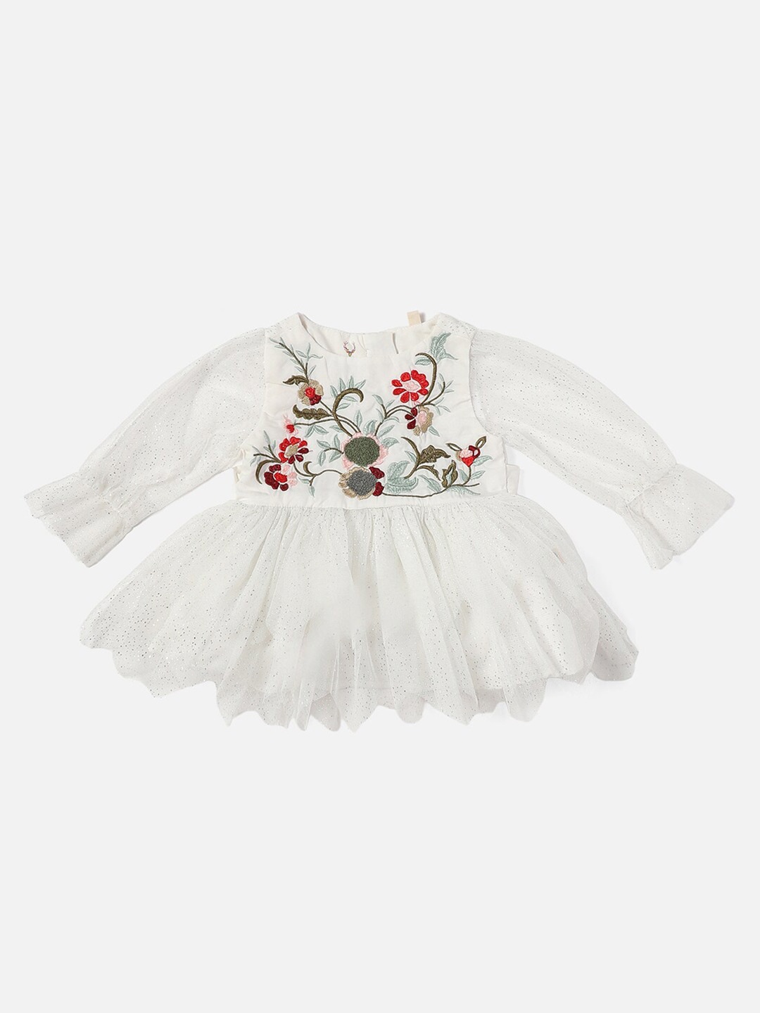 

Allen Solly Junior Infant Girls Floral Fit & Flare Dress, White