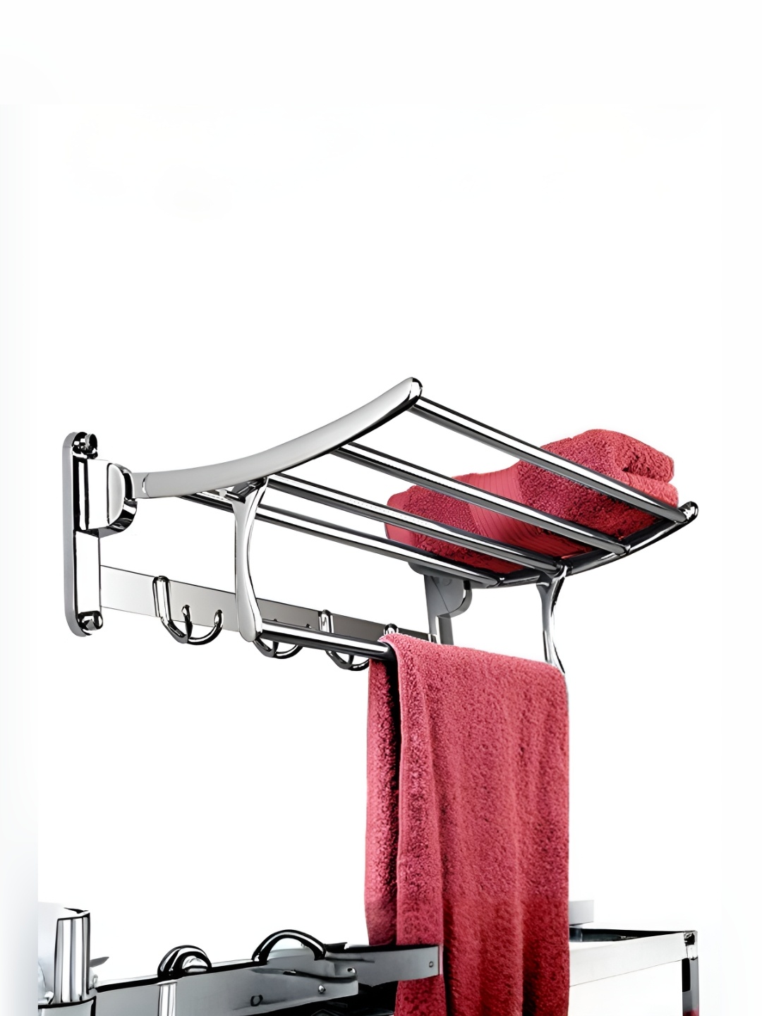 

Plantex Silver-Toned Stainless Steel Towel Holder