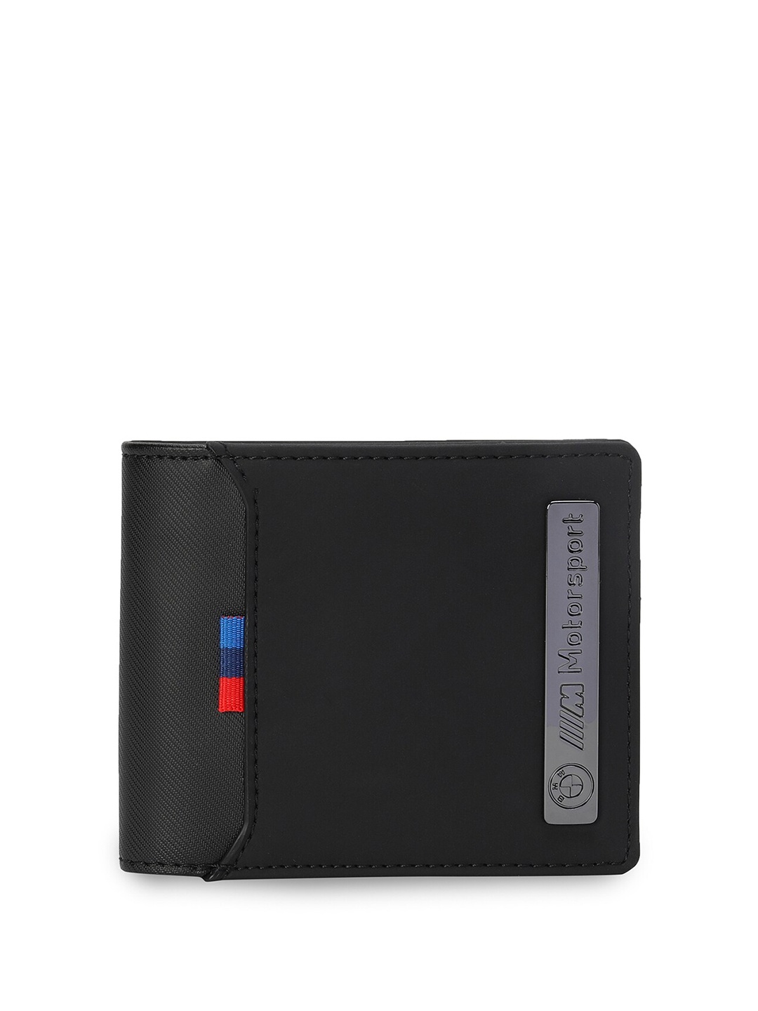 Puma Men BMW M Motorsport Two Fold Wallet, Black
