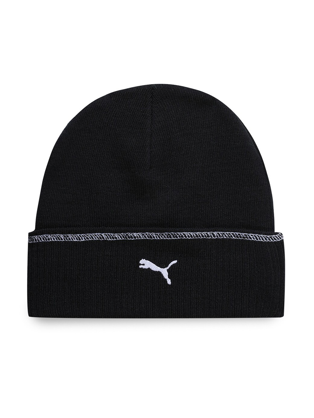 PUMA Motorsport Unisex Classic Cuffed Beanie, Black