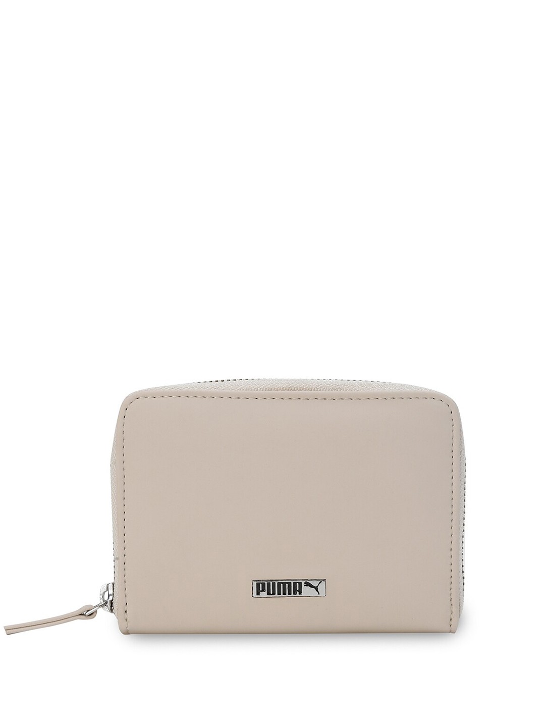 

Puma Women Premium Zip-Closure Small Wallet, Beige
