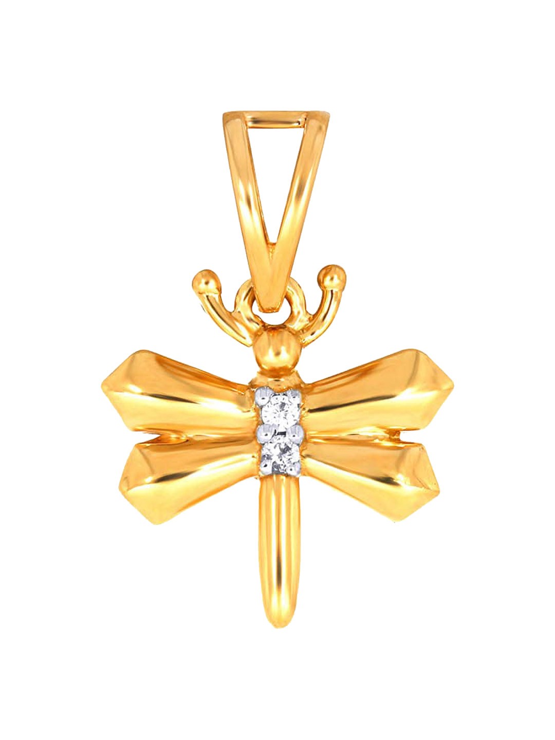 

SENCO 18 KT Gold Grasshopper Diamond Pendant-1.35gm, Yellow
