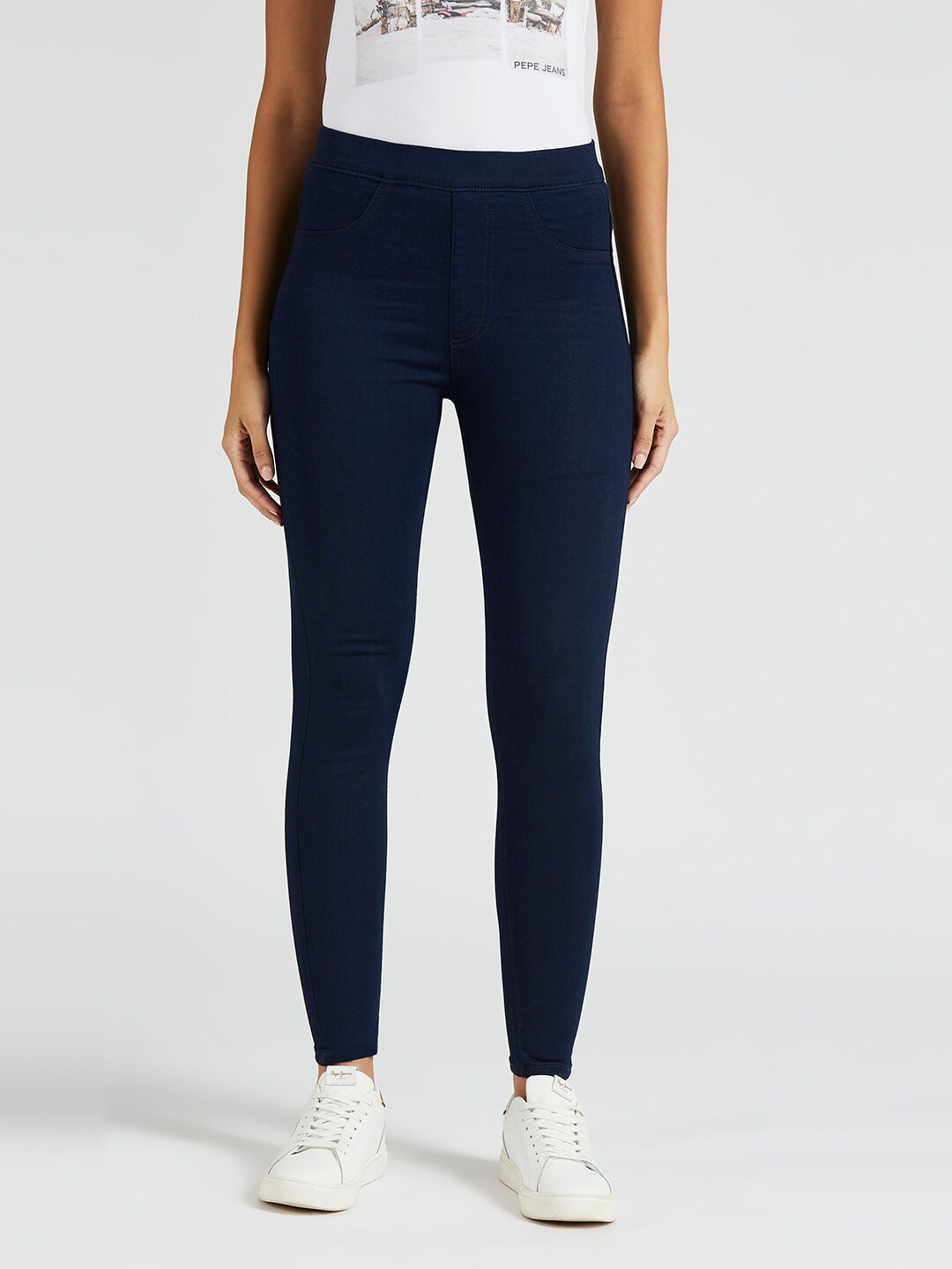 

Pepe Jeans Women Skinny Fit Jeggings, Blue