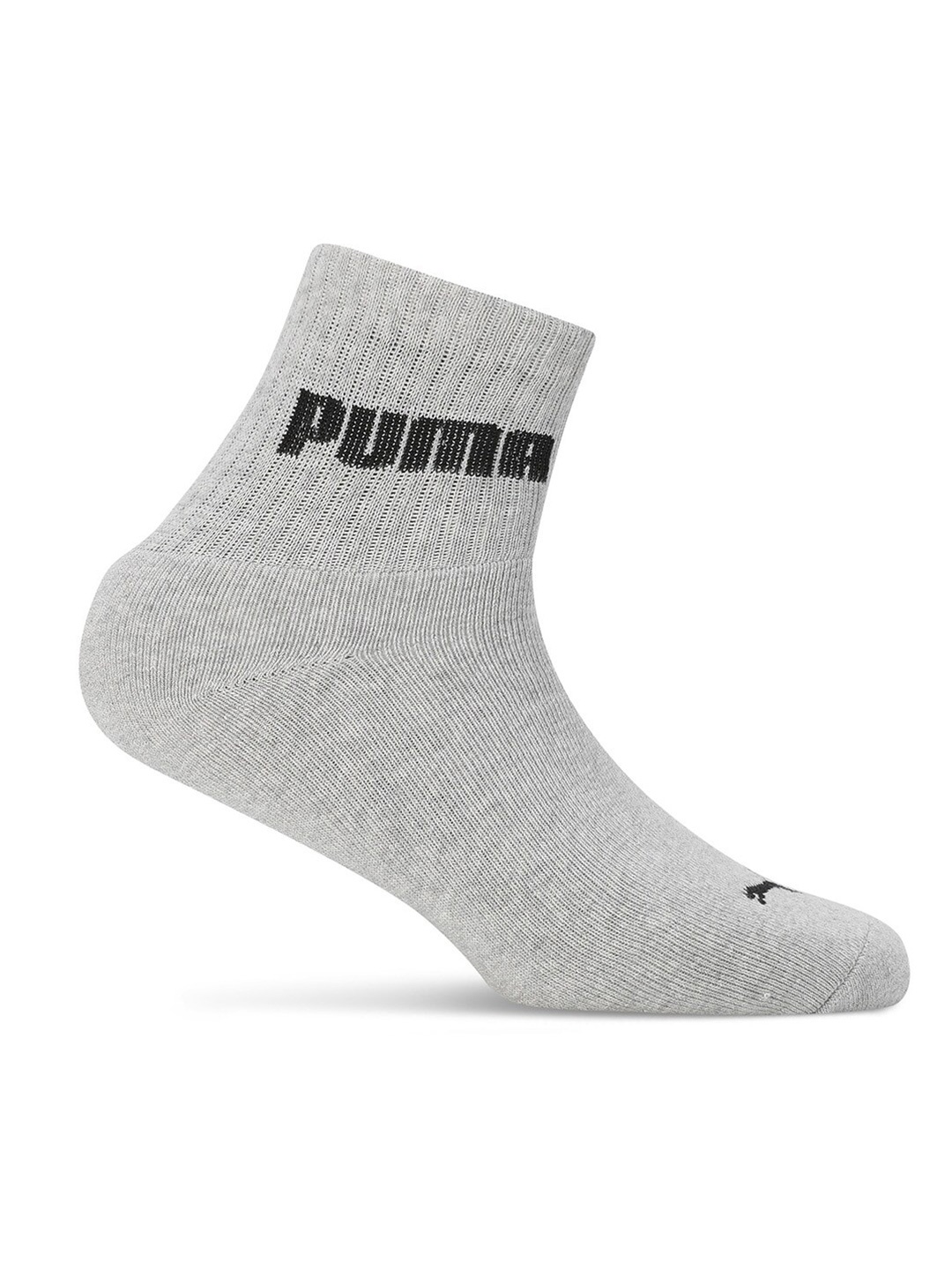 

Puma Unisex Sports Quarter Cotton Socks, Grey