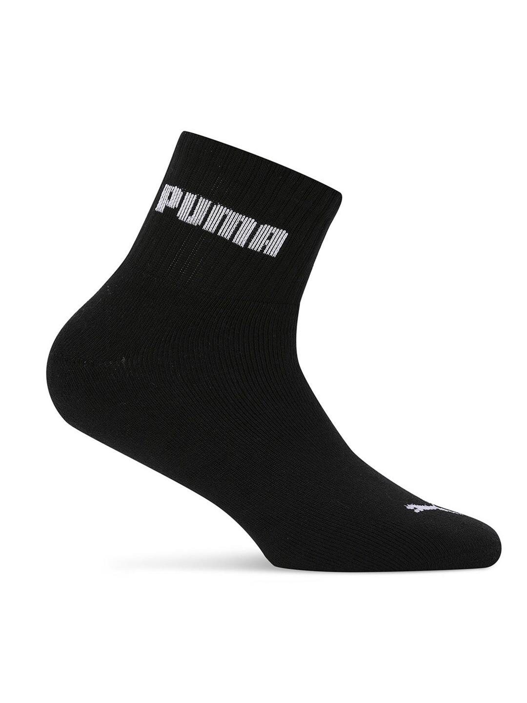 

Puma Unisex Sports Quarter Cotton Socks, Black