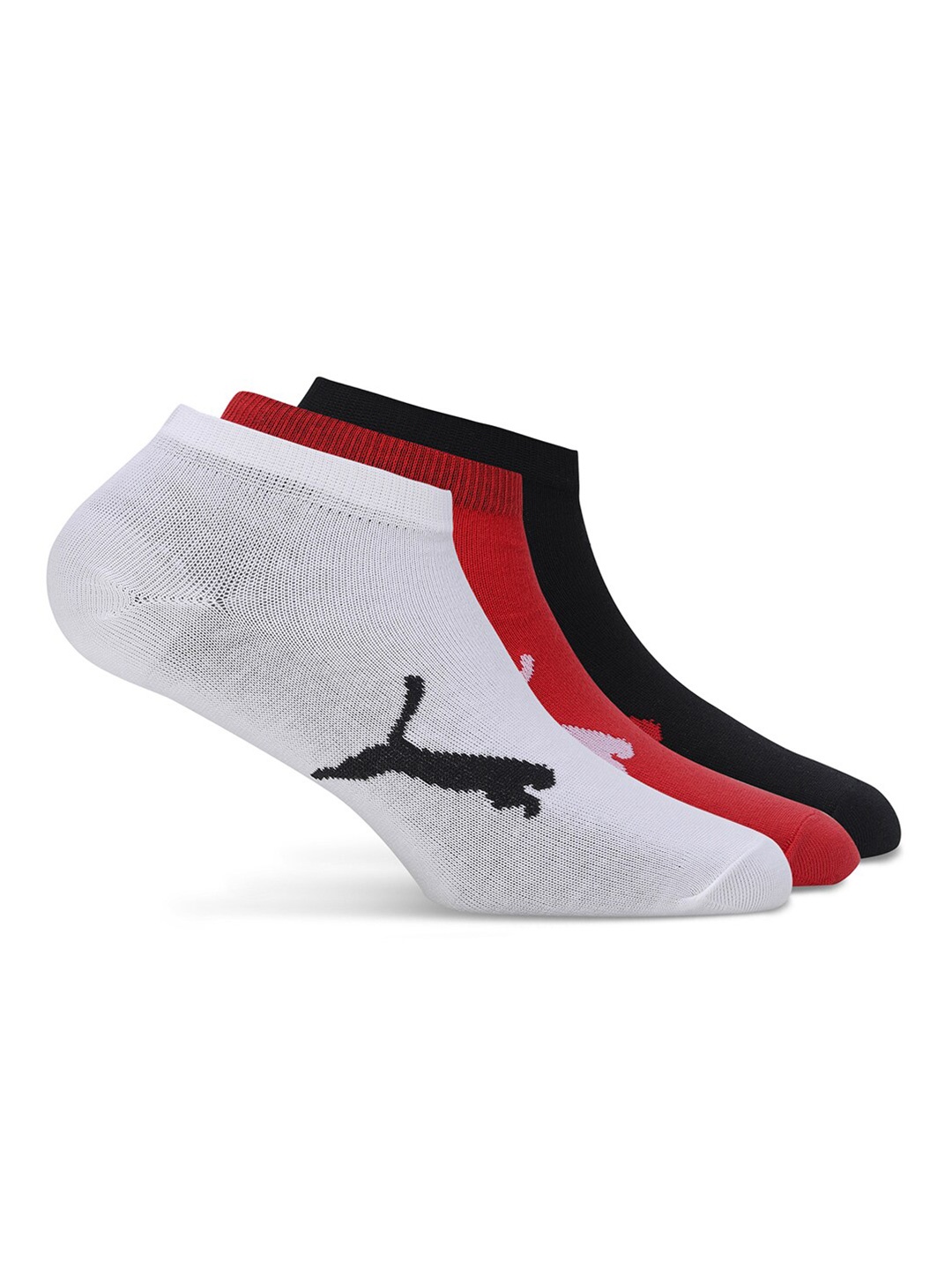 

Puma Unisex Pack of 3 Sneaker Cotton Socks, White