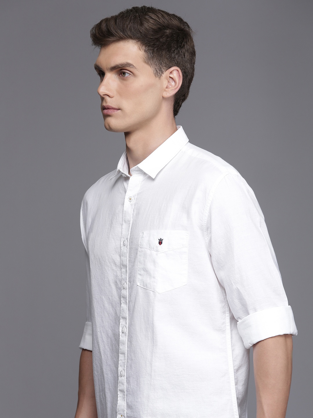 

Louis Philippe Sport Slim Fit Pure Cotton Shirt, White