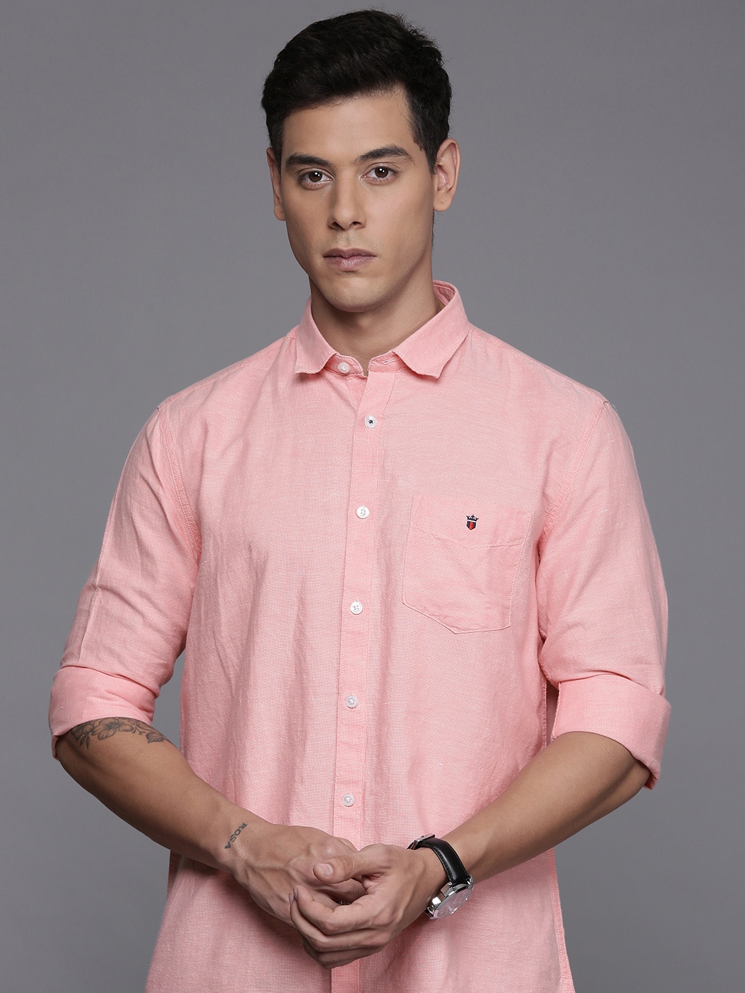 

Louis Philippe Sport Slim Fit Shirt, Pink