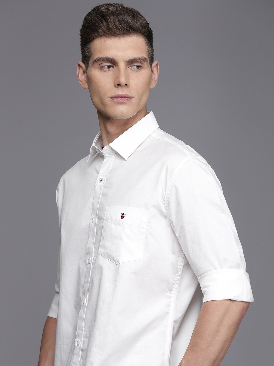 

Louis Philippe Sport Slim Fit Pure Cotton Shirt, White