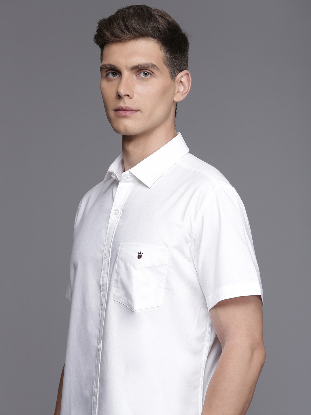 

Louis Philippe Sport Slim Fit Pure Cotton Shirt, White