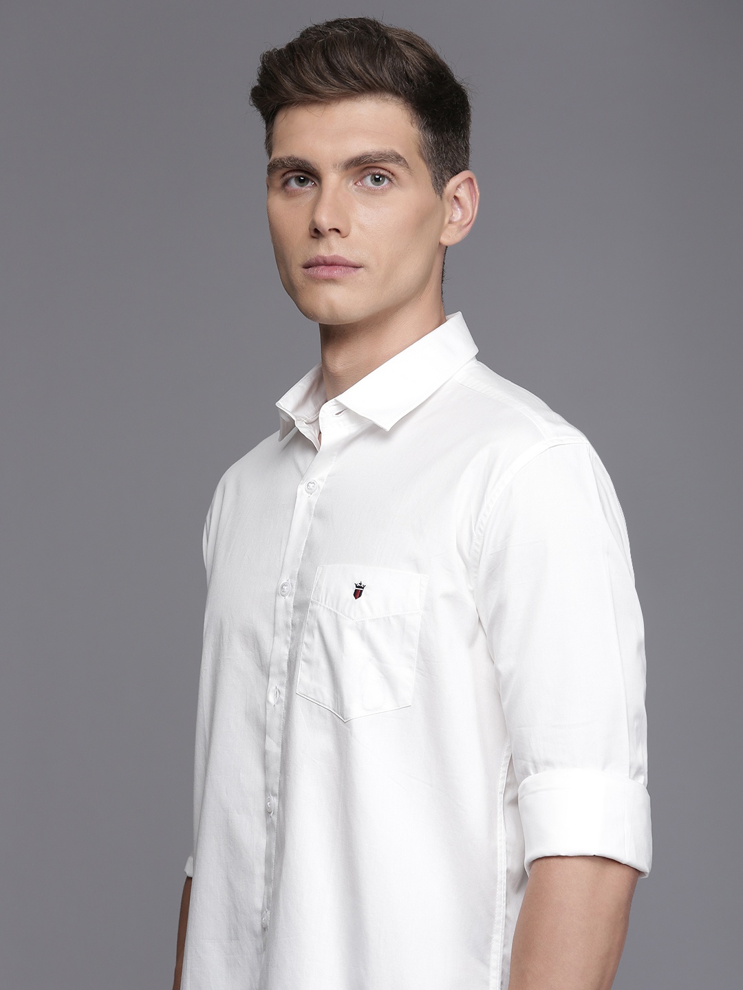 

Louis Philippe Sport Slim Fit Pure Cotton Shirt, White