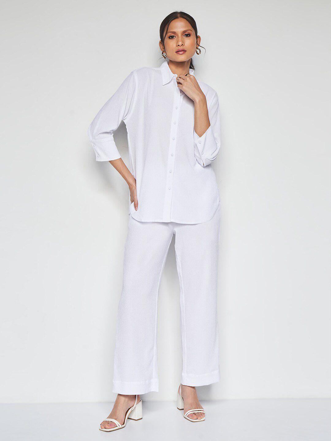 

AND Shirt & Trouser Co-Ords Set, White