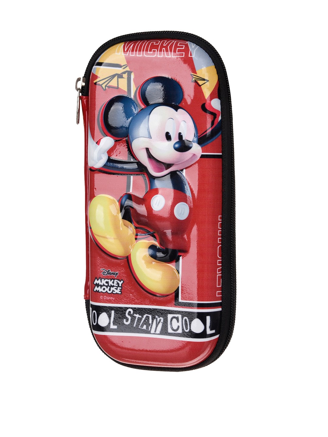 

Kuber Industries Kids Mickey Mouse Printed Pen Case, Red