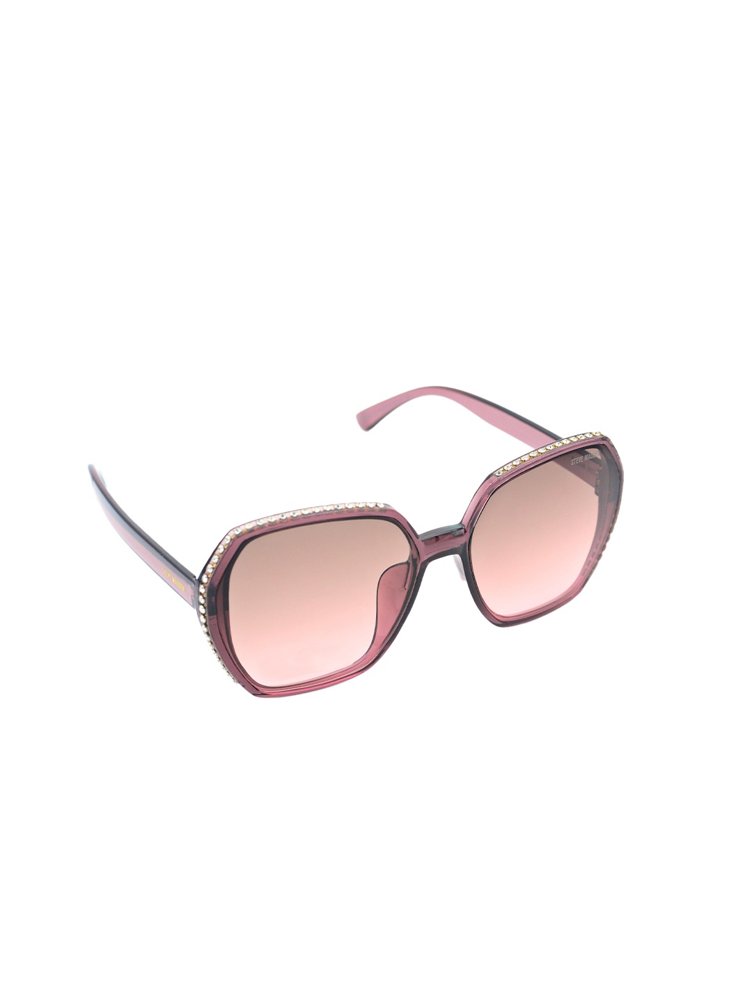 

Steve Madden Outlook Women Square Sunglasses with UV Protected Lens-16426944941, Pink