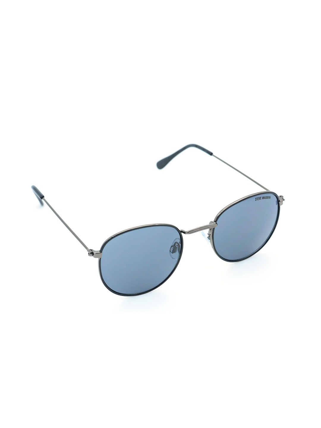 

Steve Madden Outlook Men Round Sunglasses with UV Protected Lens 16426945832, Blue