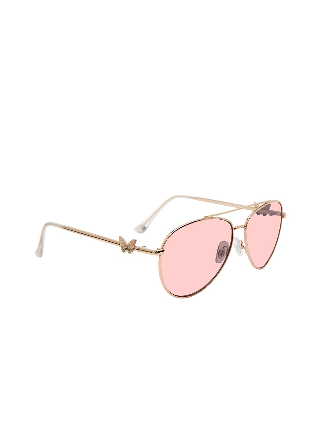 

Steve Madden Outlook Women Aviator Sunglasses with UV Protected Lens 16426949519, Pink