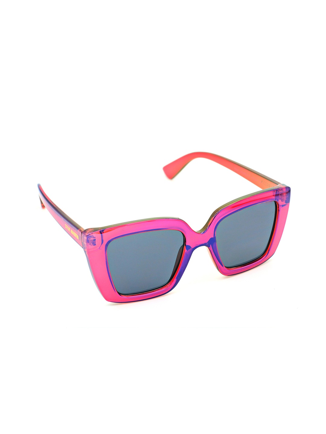 Steve Madden Outlook Women Oversized Sunglasses with UV Protected Lens 16426945078, Grey