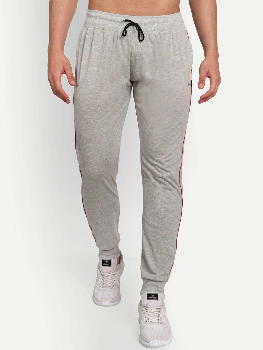 

ZEFFIT Men Mid Rise Joggers, Grey