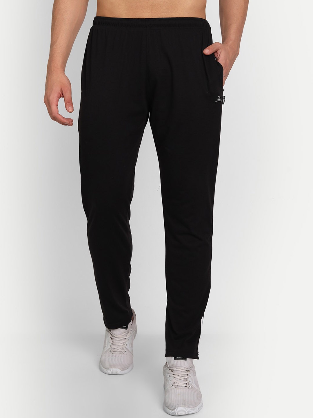 

ZEFFIT Men Mid Rise Track Pant, Black