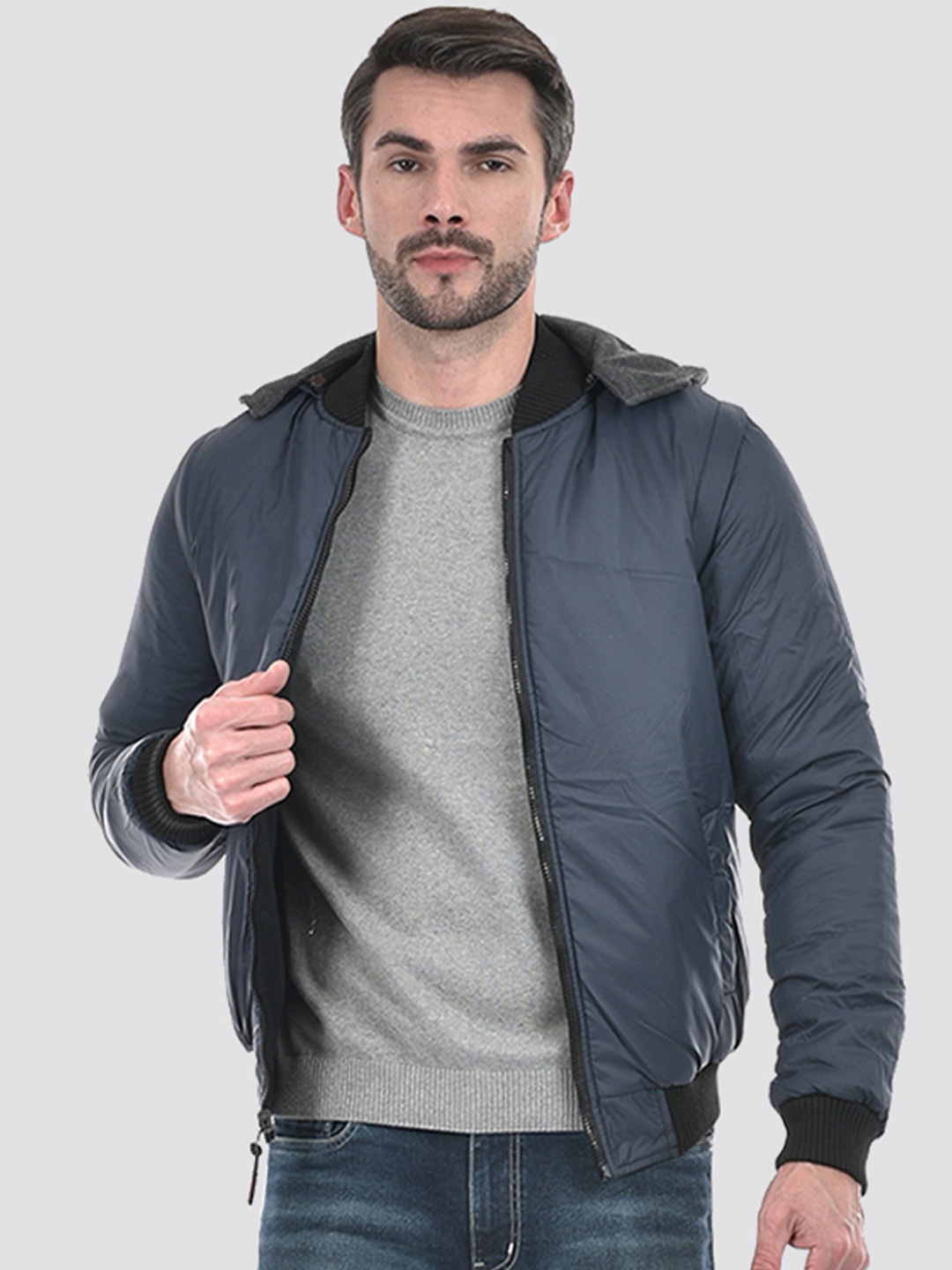 

Lawman pg3 Men Reversible Crop Open Front Jacket, Multi