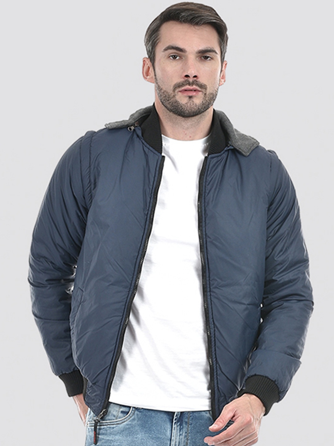 

Lawman pg3 Men Reversible Crop Open Front Jacket, Multi