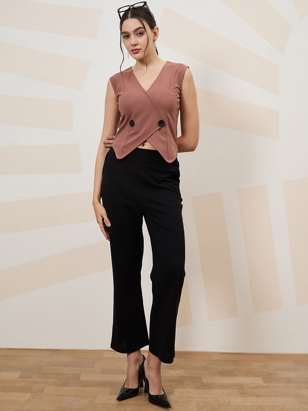 

Athena Immutable Double Buttoned Waistcoat, Brown