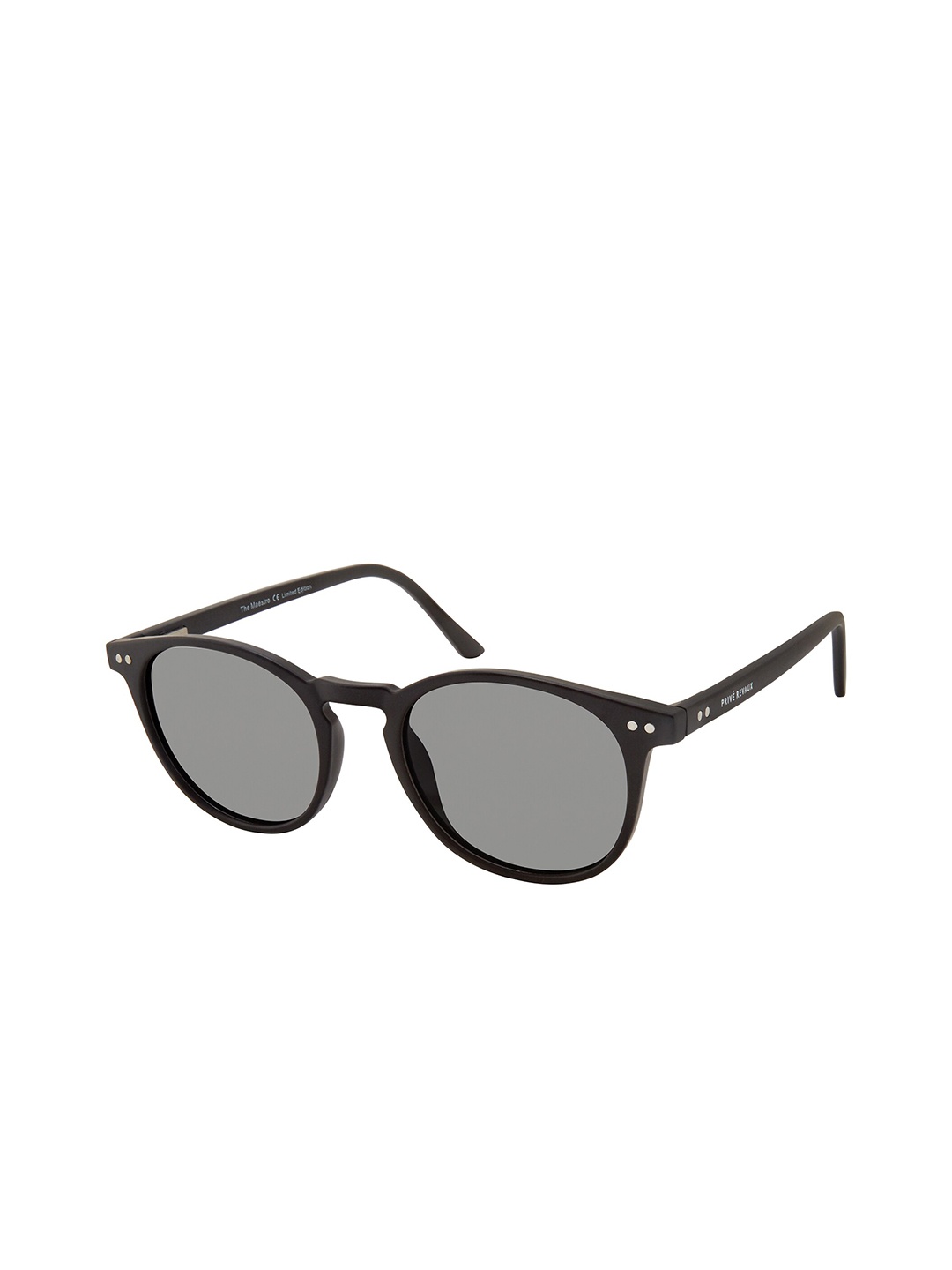 

PRIVE REVAUX The Maestro/S Unisex Round Sunglasses with Polarised and UV Protected Lens, Grey