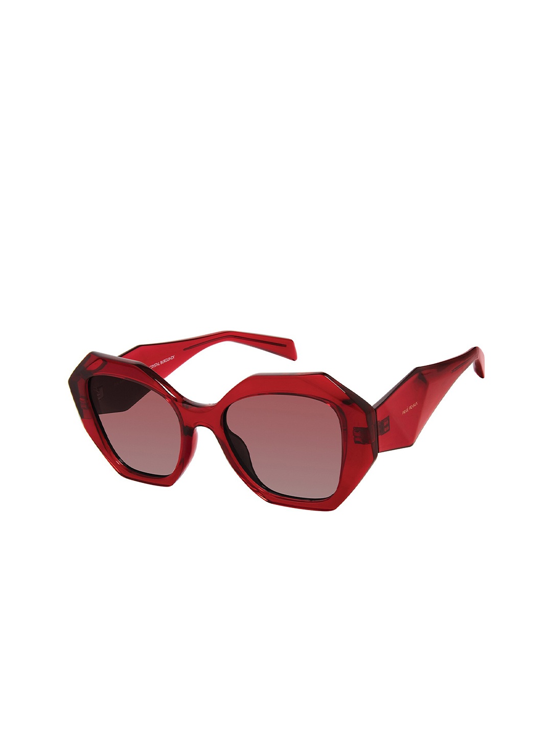 

PRIVE REVAUX The Bimini/S Women Butterfly Sunglasses with UV Protected Lens 840219224640, Red