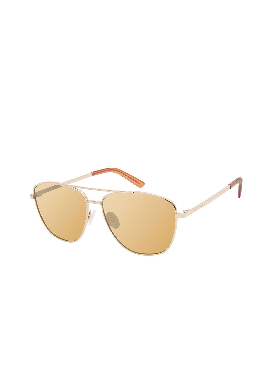 

PRIVE REVAUX The Houston/S Unisex Aviator Sunglasses With UV Protected Lens 840219205328, Yellow