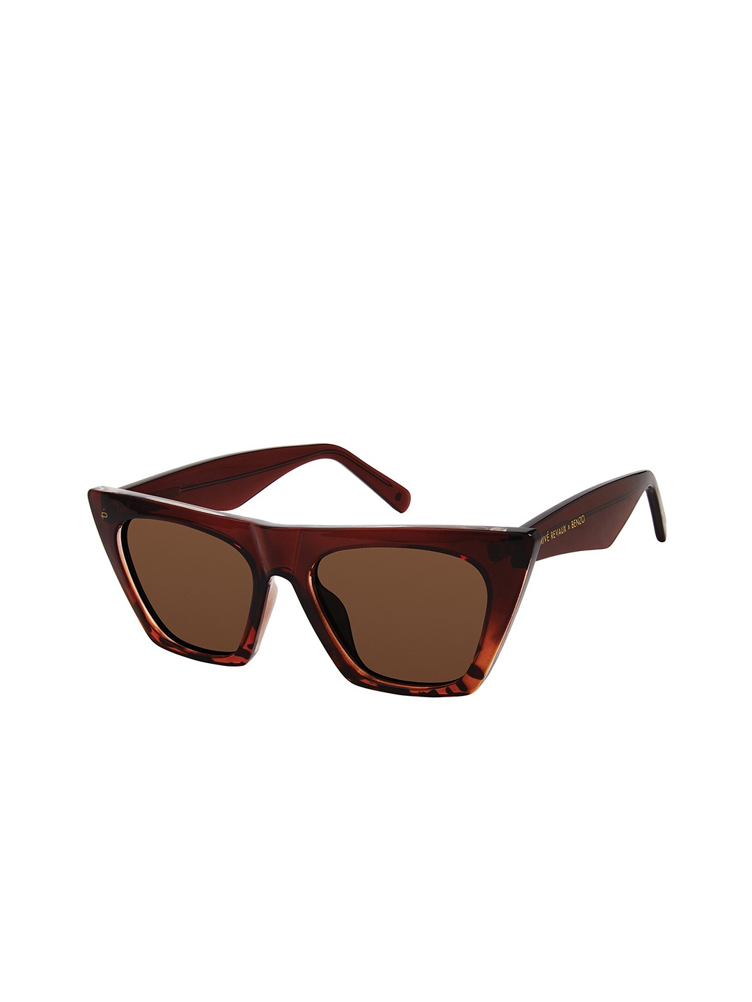 

PRIVE REVAUX Victoria Mini/S Women Rectangle Sunglasses - UV Protected Lens 840219224770, Brown