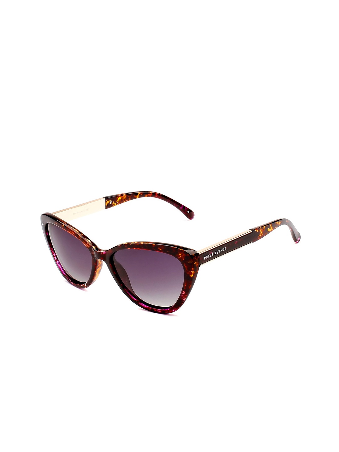 

PRIVE REVAUX Hepburn 2.0/S Women Rectangle Sunglasses - UV Protected Lens 810036102124, Violet