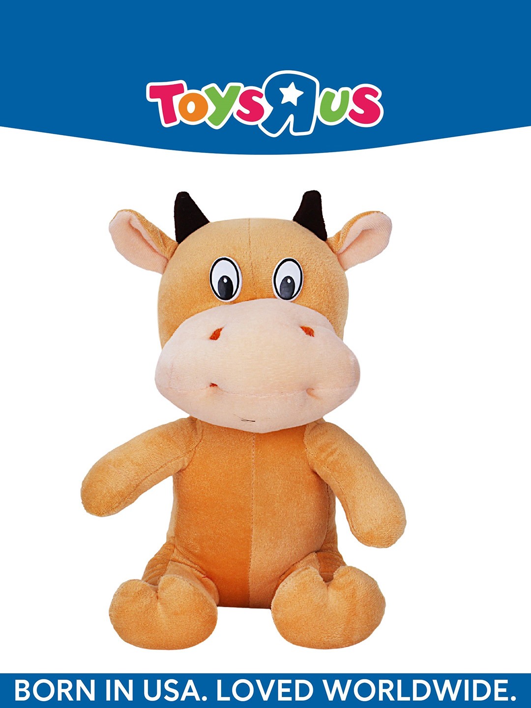 

Animal Alley Cow Huggable Soft Toy, Brown
