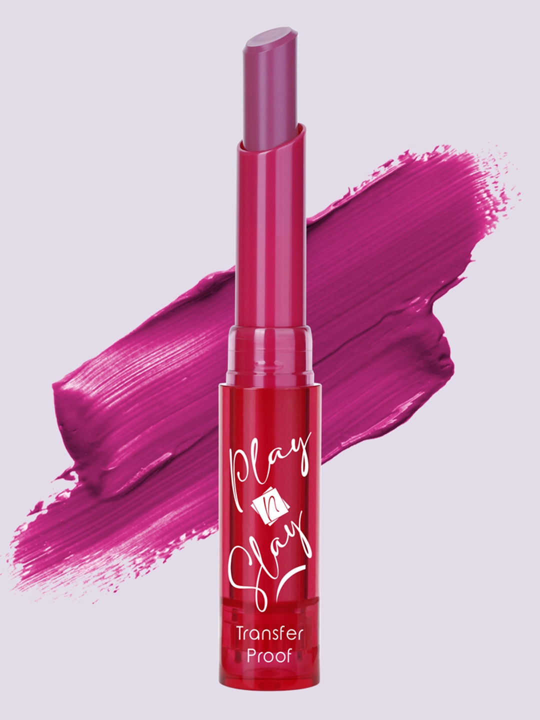 

Half N Half Play N Slay Velvette Lipstick - 3.5 ml - Miss Magenta, Red