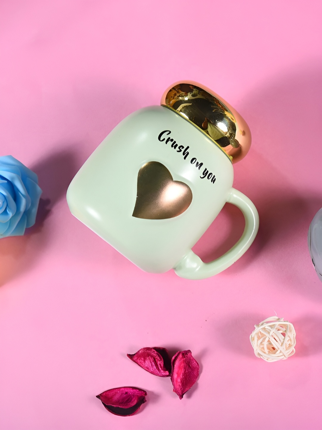 

Giftii White & Yellow Text or Slogans Printed Ceramic Glossy Mugs 350 ML