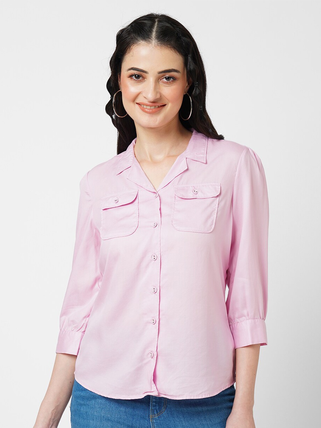 

Kraus Jeans Slim Fit Casual Shirt, Lavender