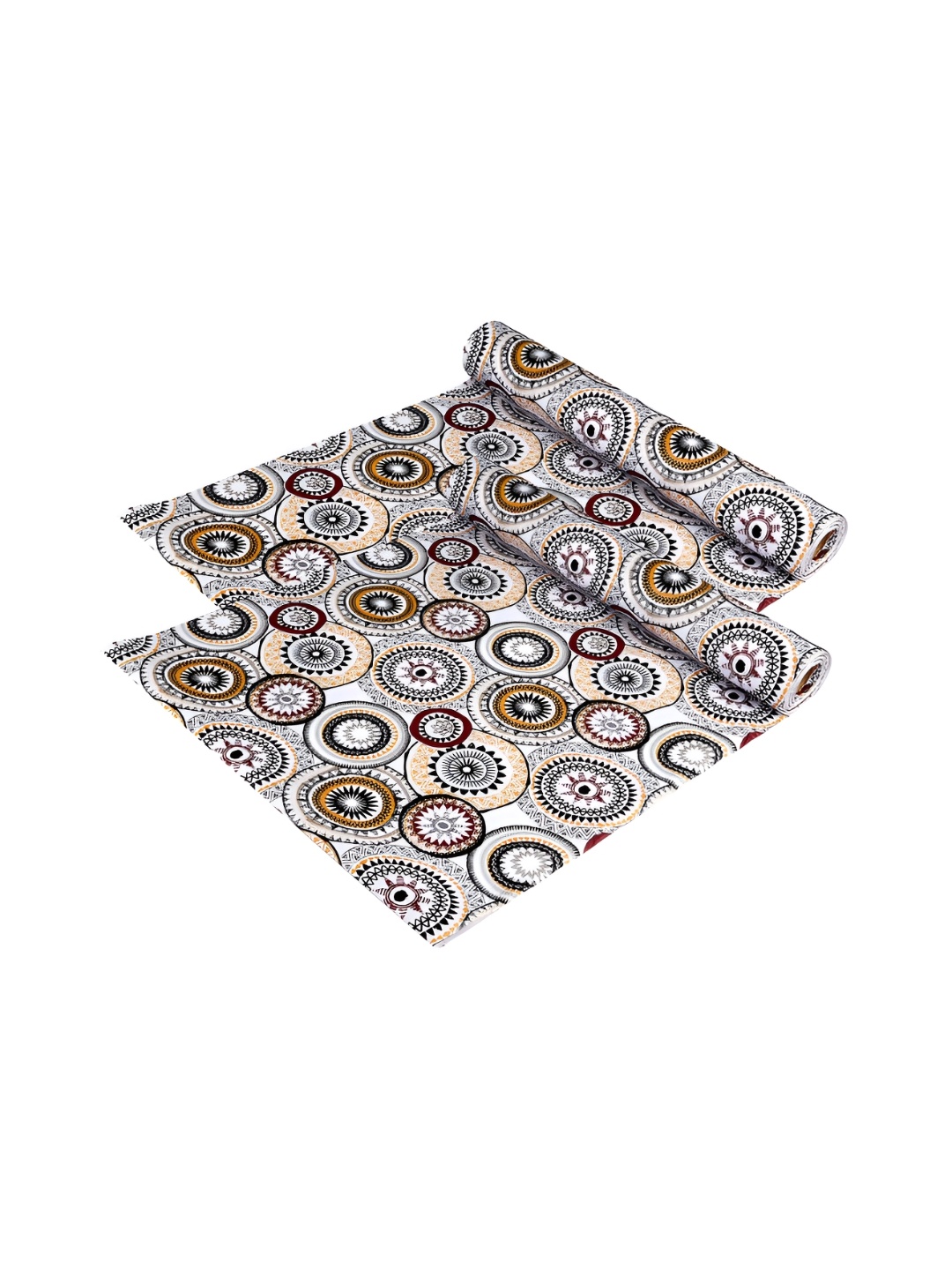 

Kuber Industries White 2 Pieces Regular Shelf Liner