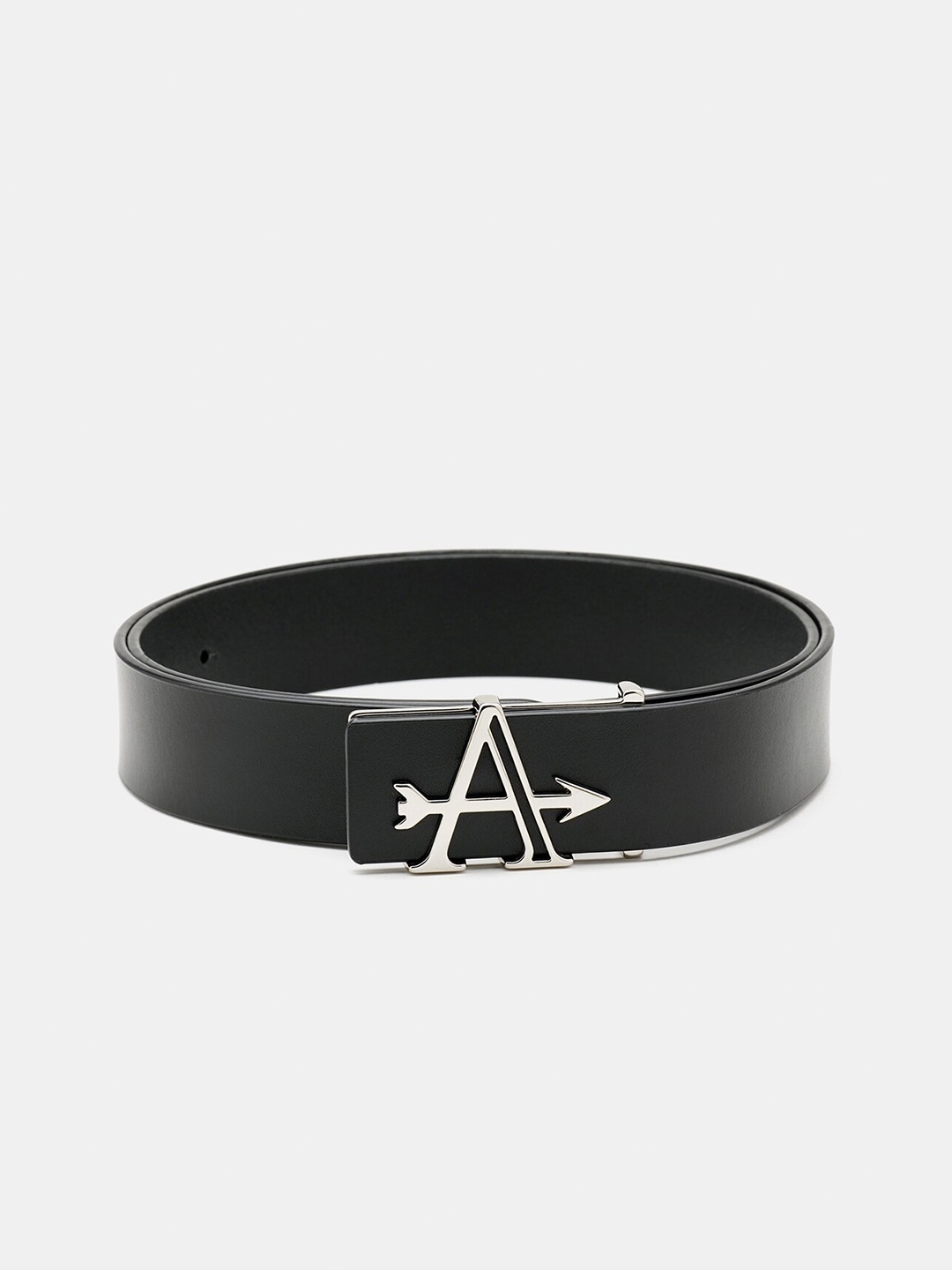 

Arrow Men Leather Reversible Belt, Black