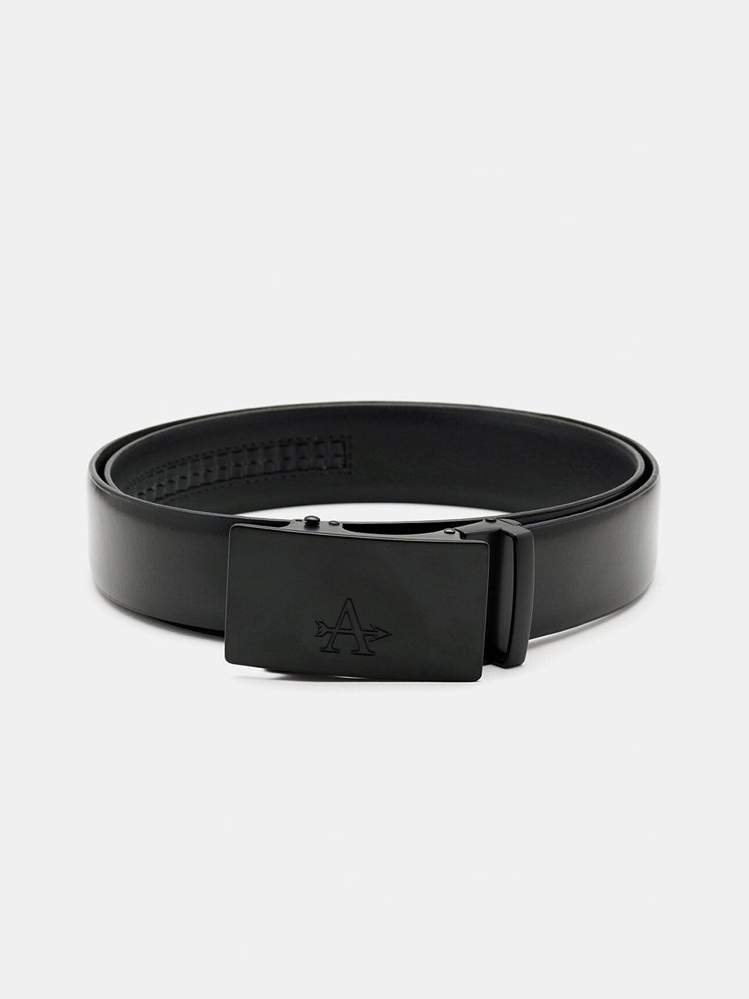 

Arrow Men Leather Reversible Belt, Black