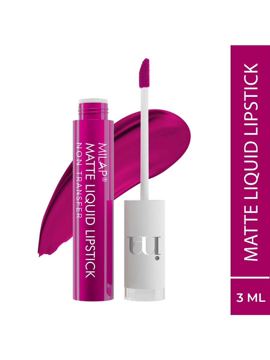 

MILAP Matte Liquid Lipstick With Vitamin E - 3ml - Spell Bound 610, Pink