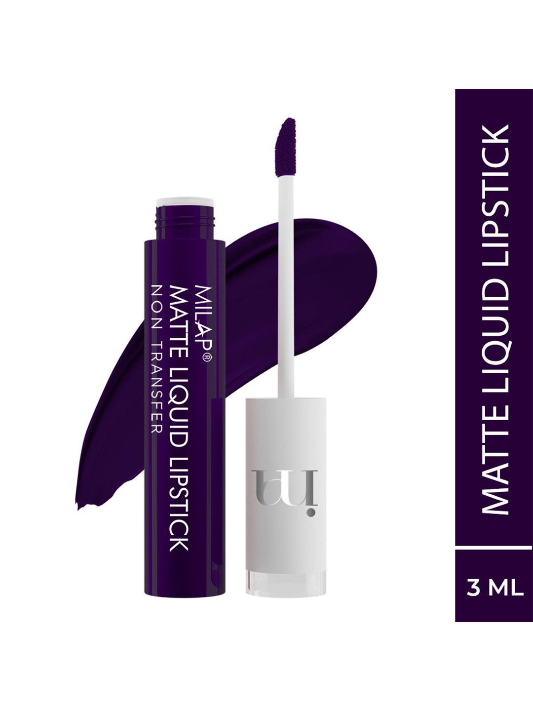 

MILAP Matte Liquid Waterproof Lipstick - 3 ml - Aurora 620, Violet