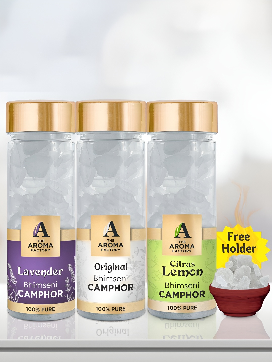 

The Aroma Factory White 3 Pieces Scented Camphor