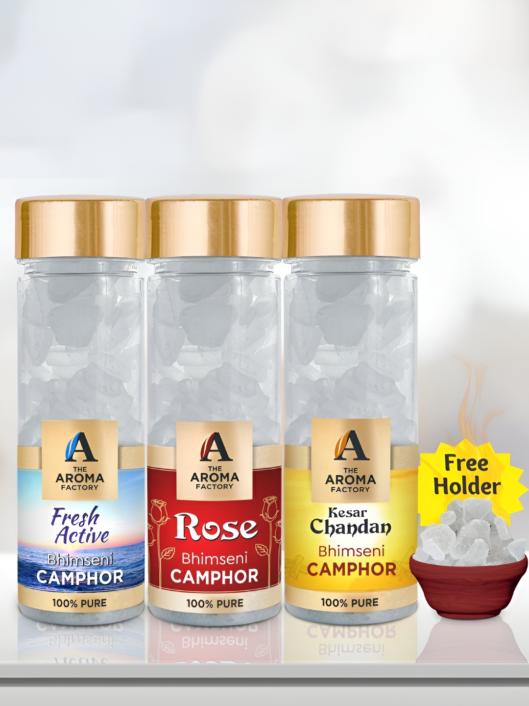 

The Aroma Factory White 3 Pieces Scented Camphors