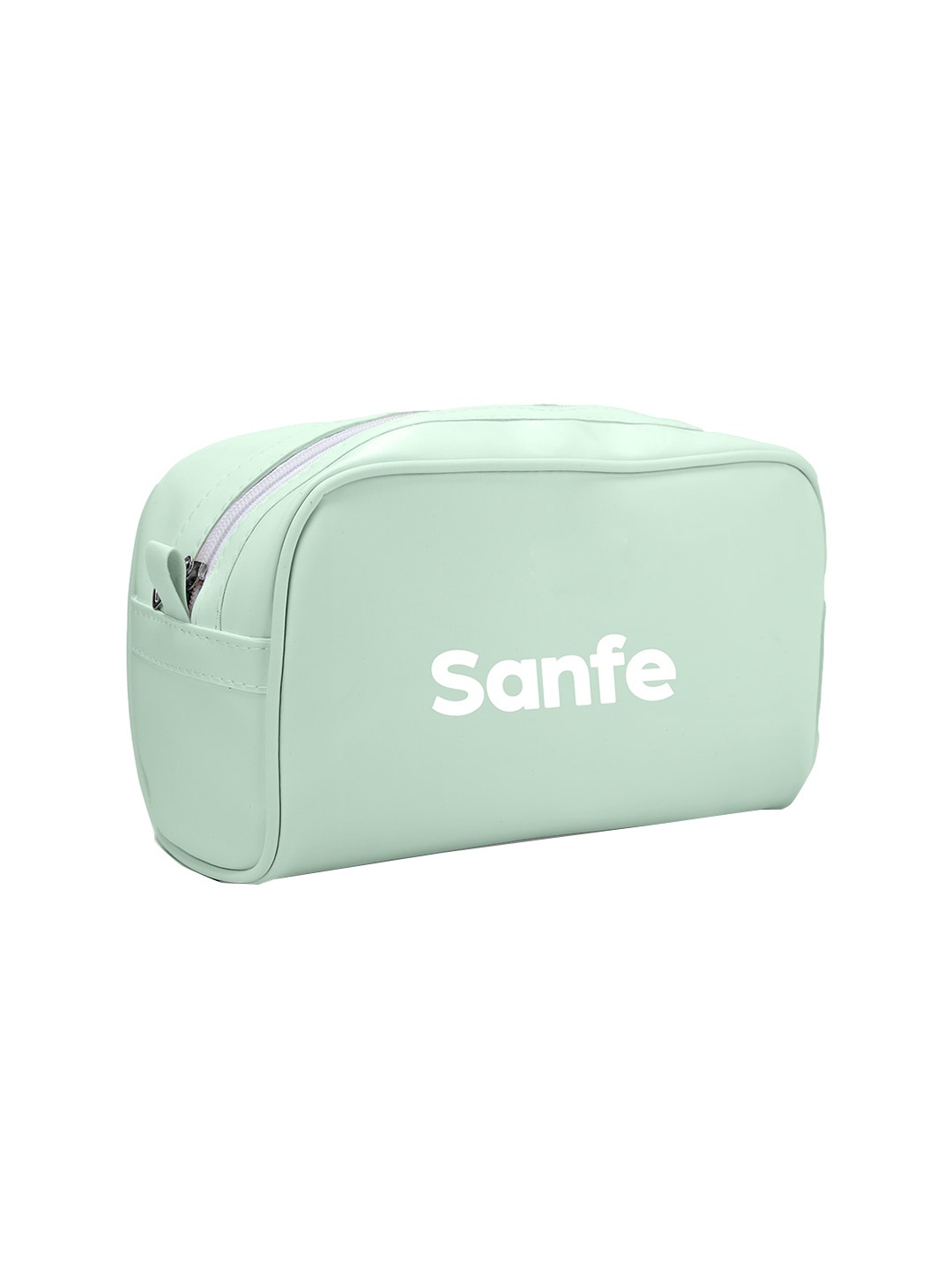 

Sanfe Typography Printed Travel Pouch, Green