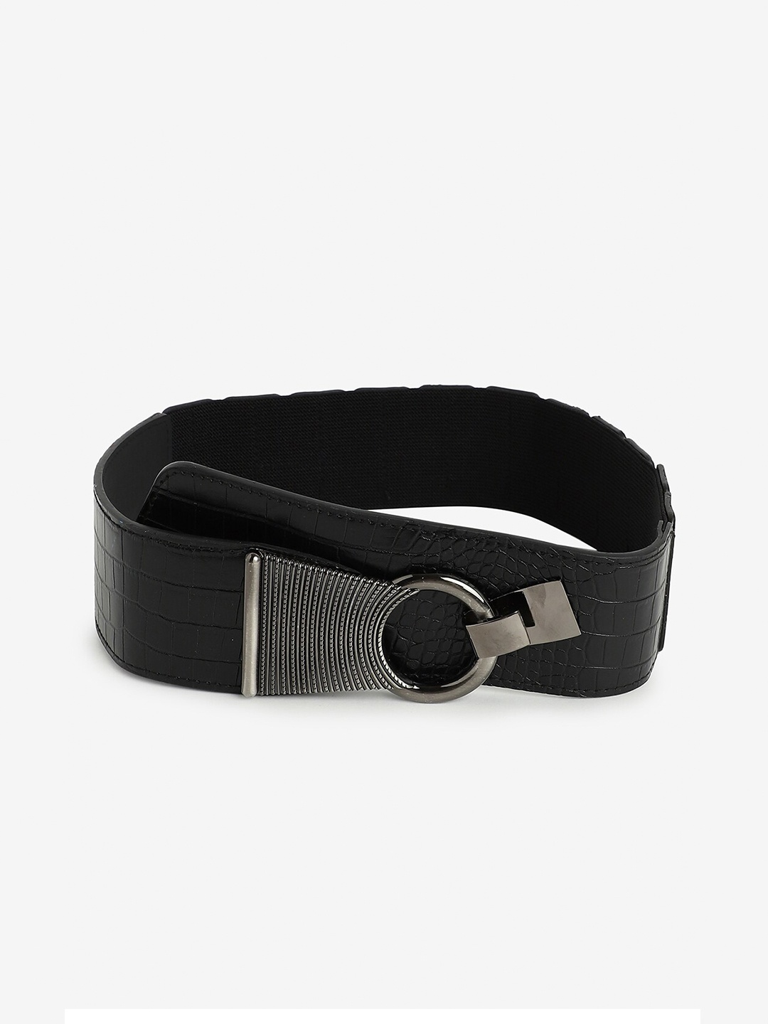

HAUTE SAUCE by Campus Sutra Women Stretchable Belt, Black