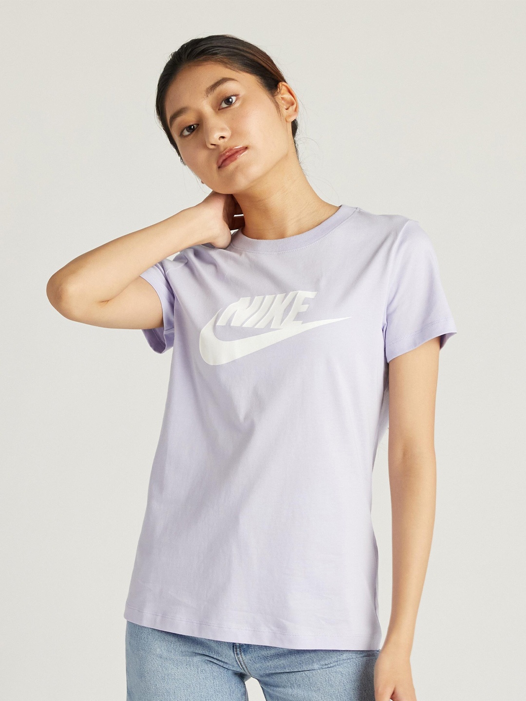 

Nike Sportswear Essentials Women's Logo T-Shirt, Purple