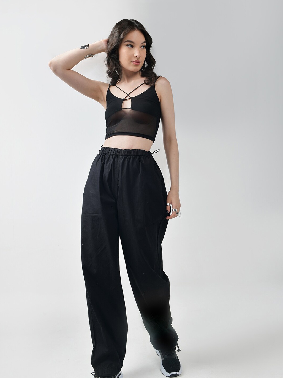 

IZF Sleeveless Top & Trouser, Black